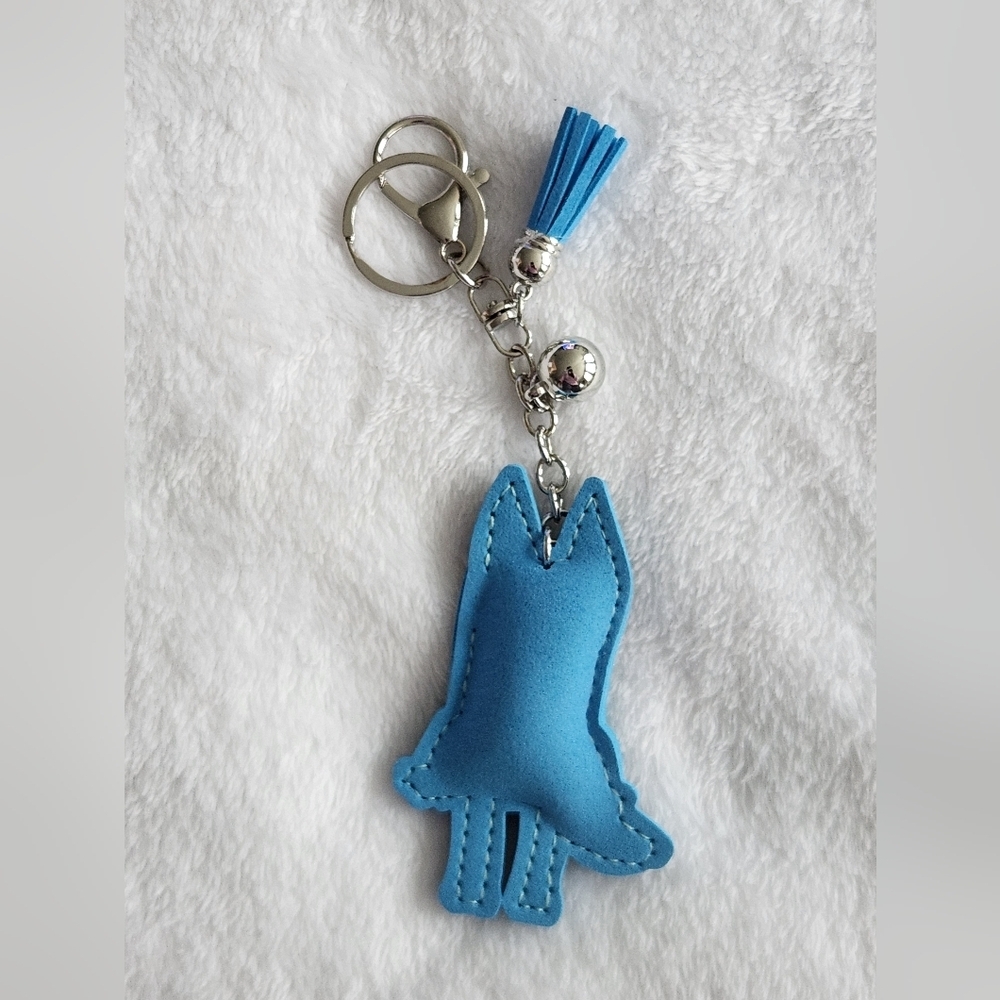 Bluey Rhinestone Keychain Cartoon Bag Charm - Picture 3 of 4